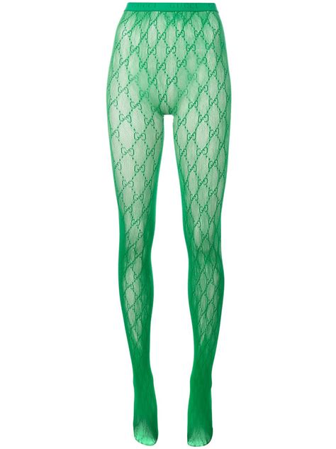 gucci green tights|how much are Gucci tights.